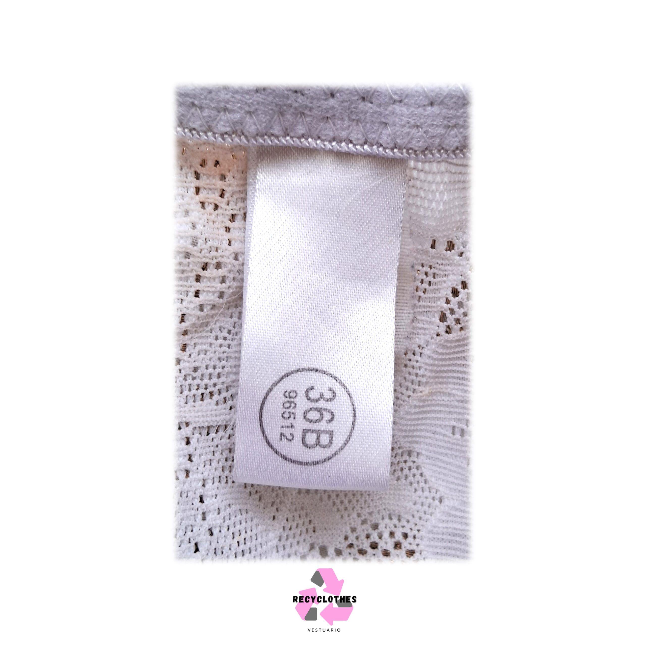 Corset Blanco Talla 36B Intime-3