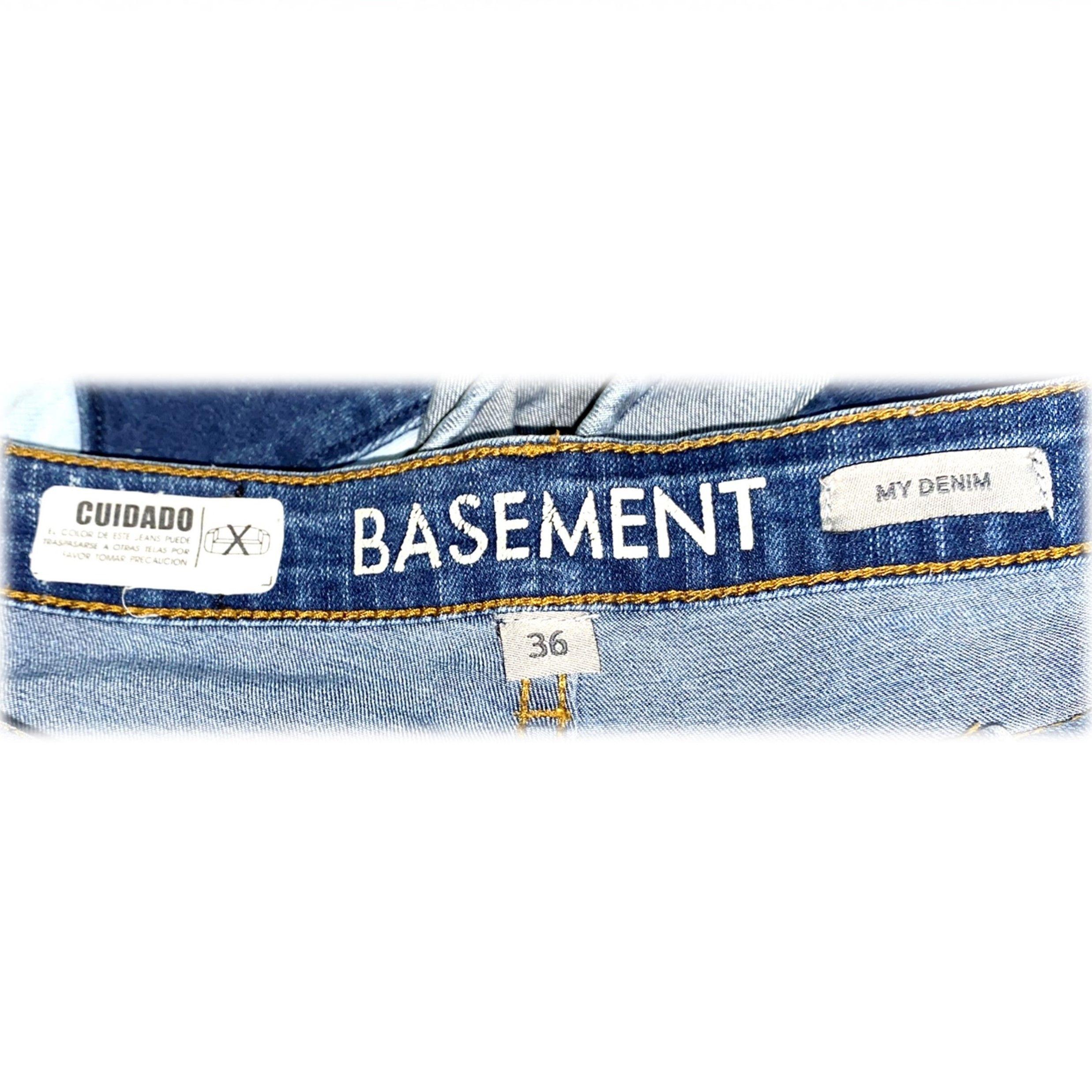 Short Jeans Azul 36 Basement-3