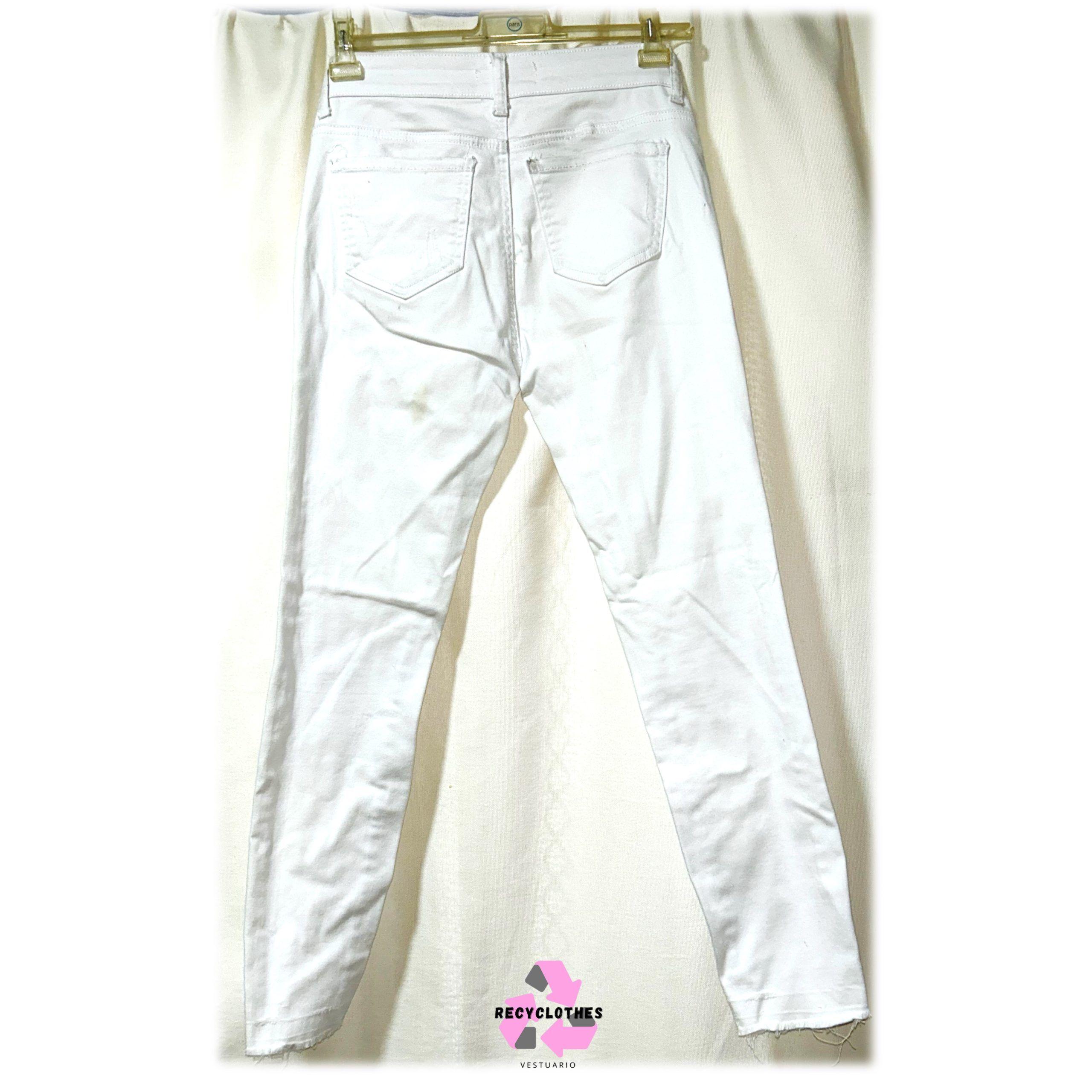 Pantalón Blanco Talla 38 Forever 21-2