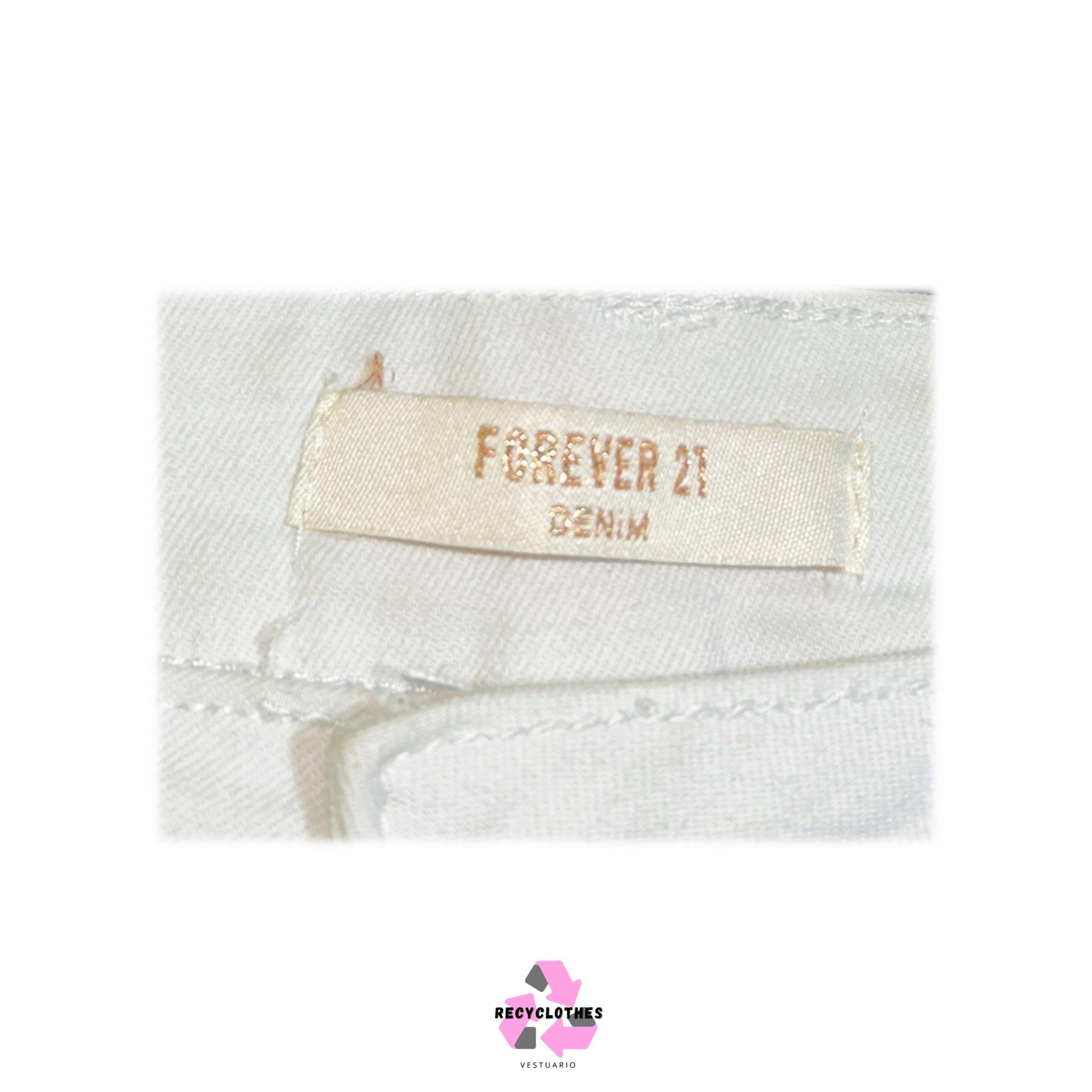Pantalón Blanco Talla 38 Forever 21-3