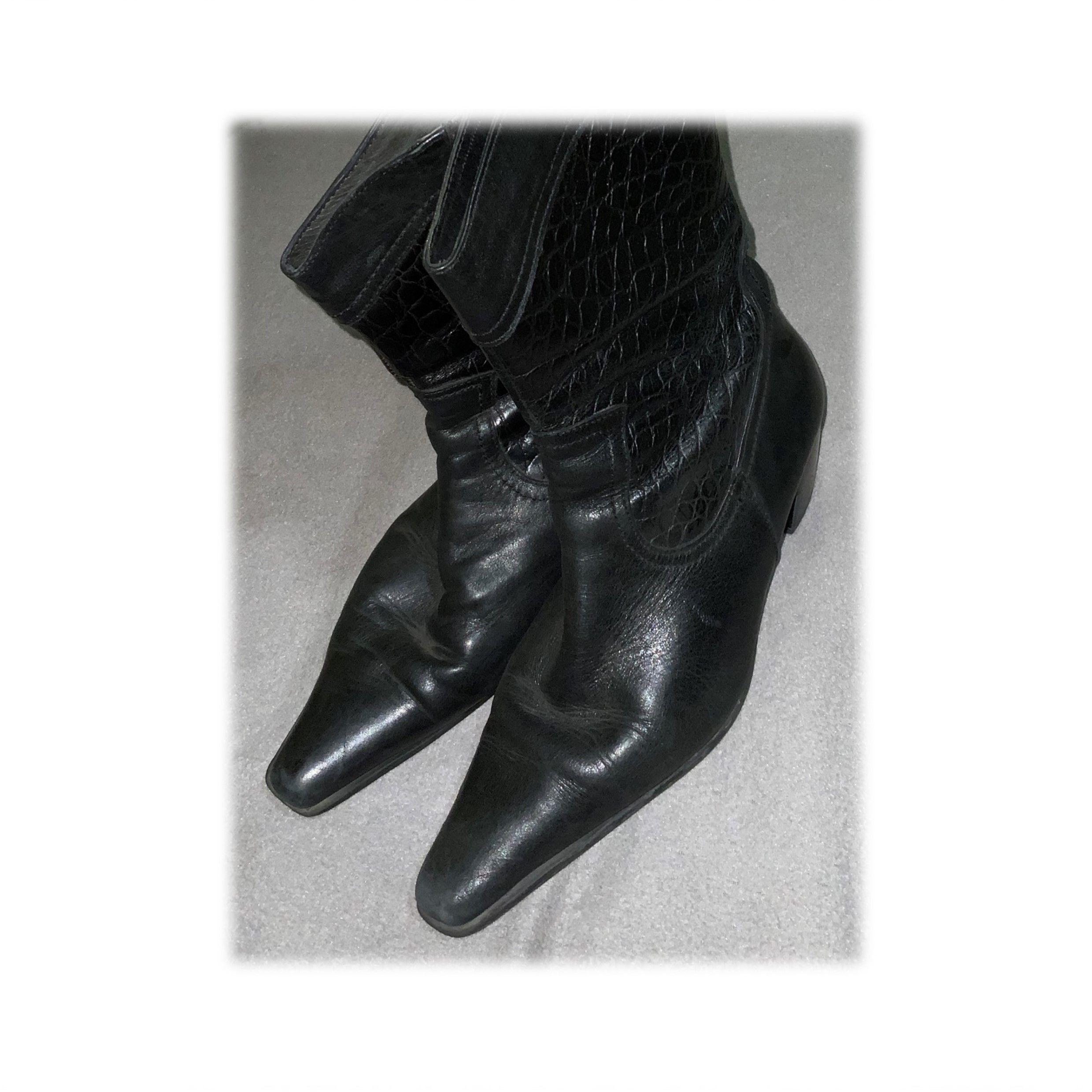 Botas Negras Caprice Talla 37-1