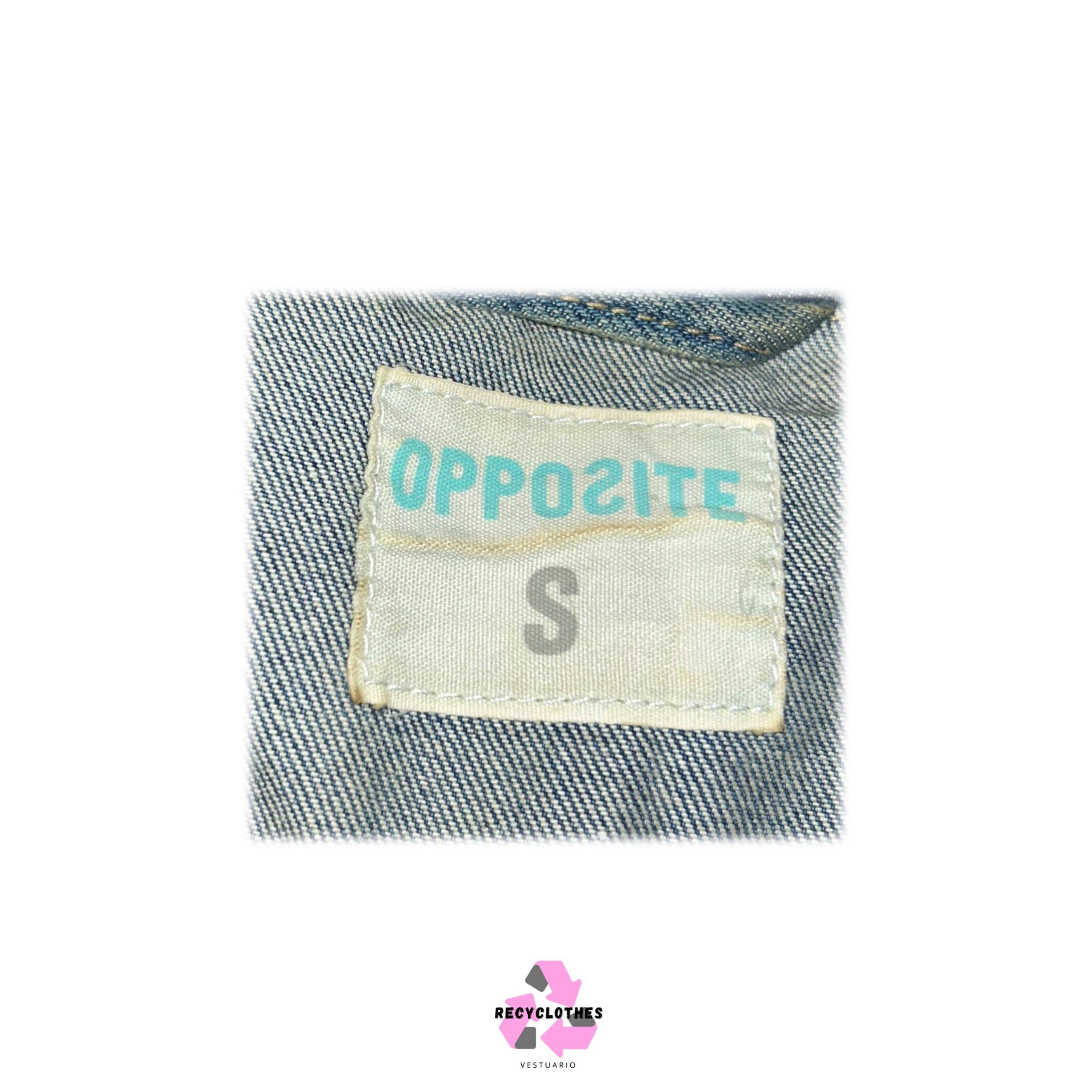 Chaqueta Jeans Azul Opposite Talla S-3