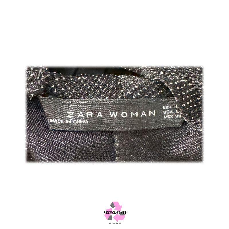 Vestido Negro L Zara-2