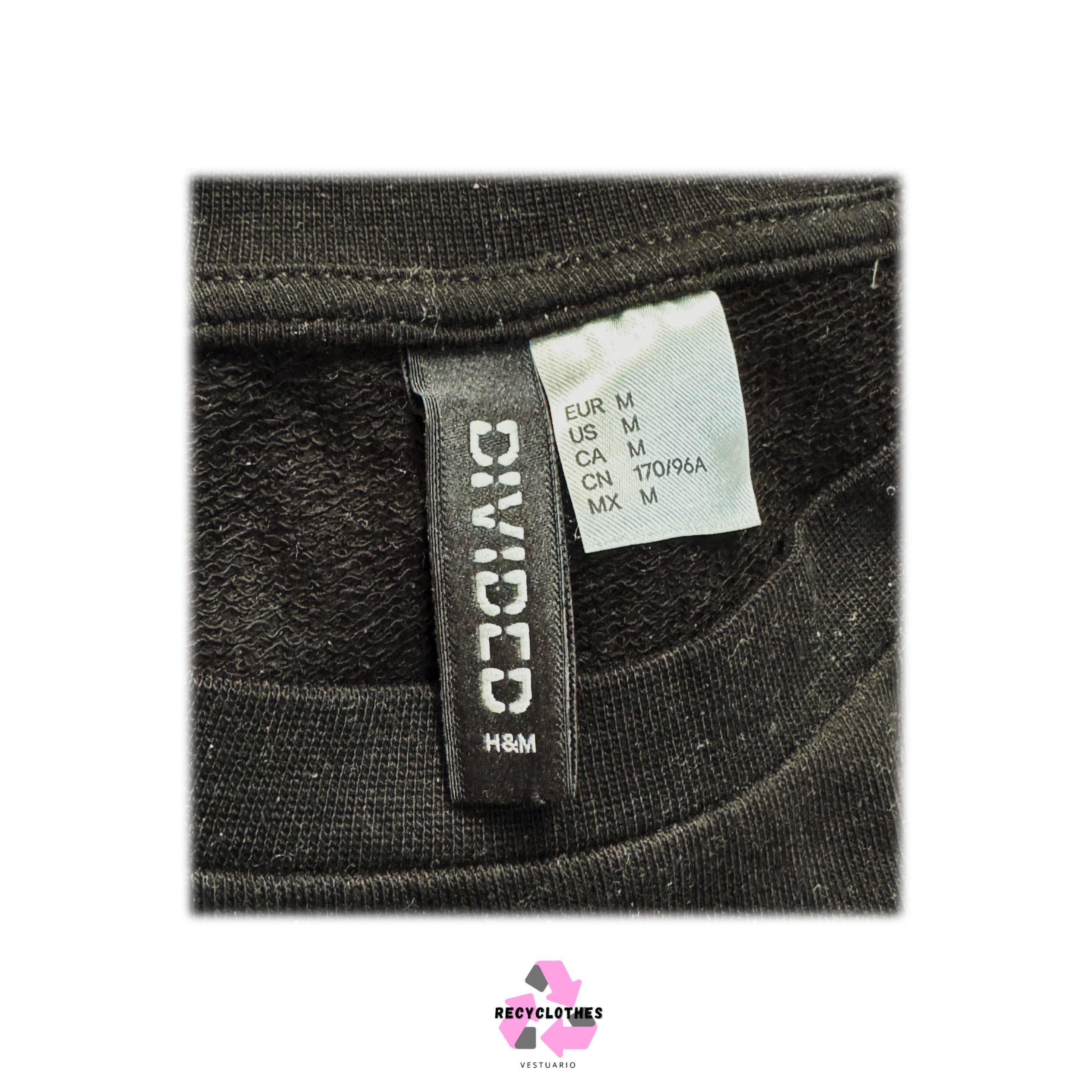 Polerón Negro M H&M-3