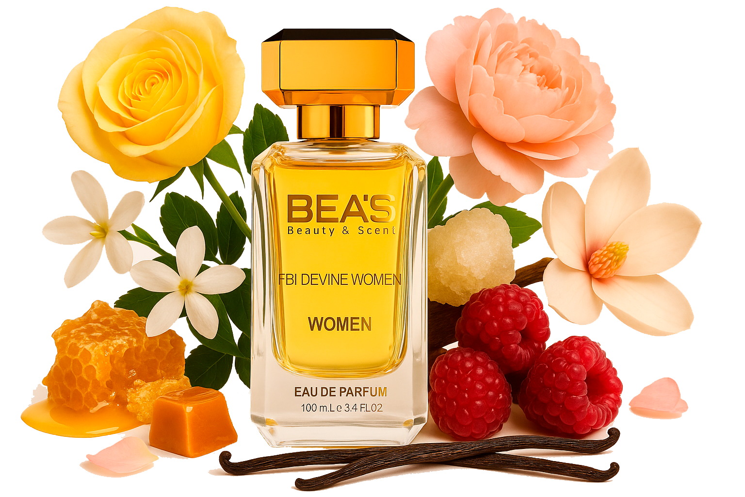 Perfume Beas Fbi Devine Women 100ML Edp Mujer-0