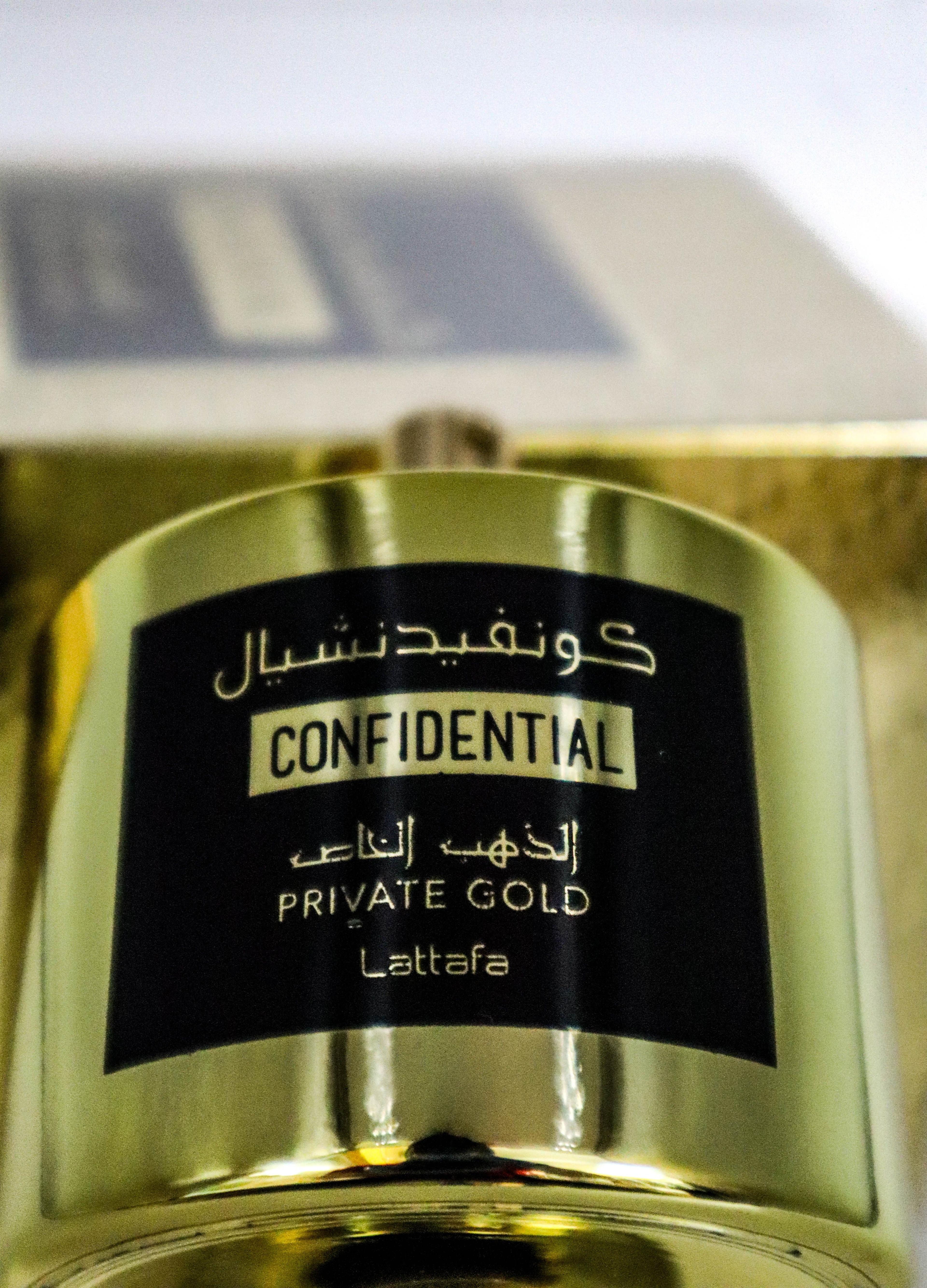 Perfume Lattafa Confidential Private Gold Edp 100ML Unisex-2