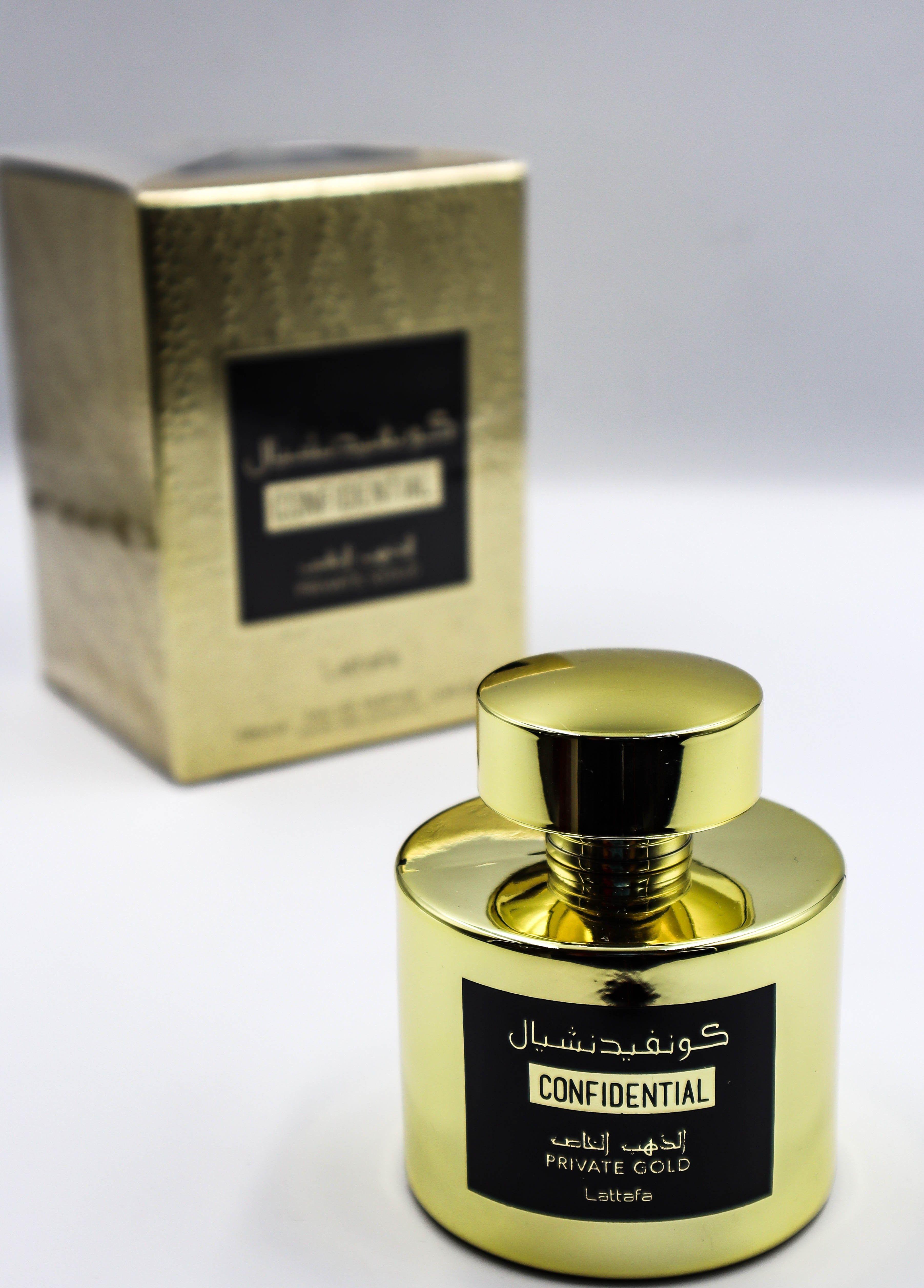 Perfume Lattafa Confidential Private Gold Edp 100ML Unisex-5