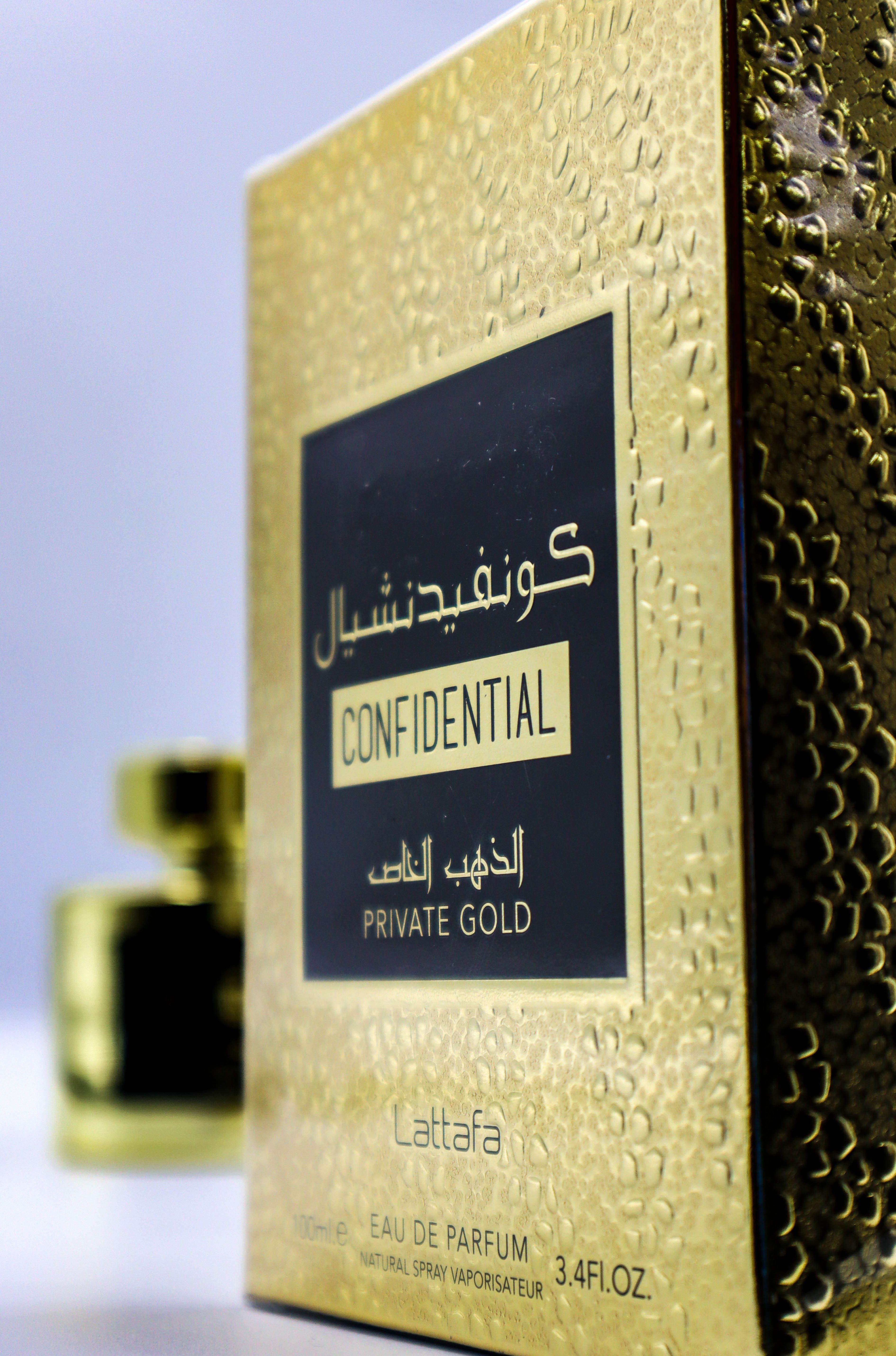Perfume Lattafa Confidential Private Gold Edp 100ML Unisex-6
