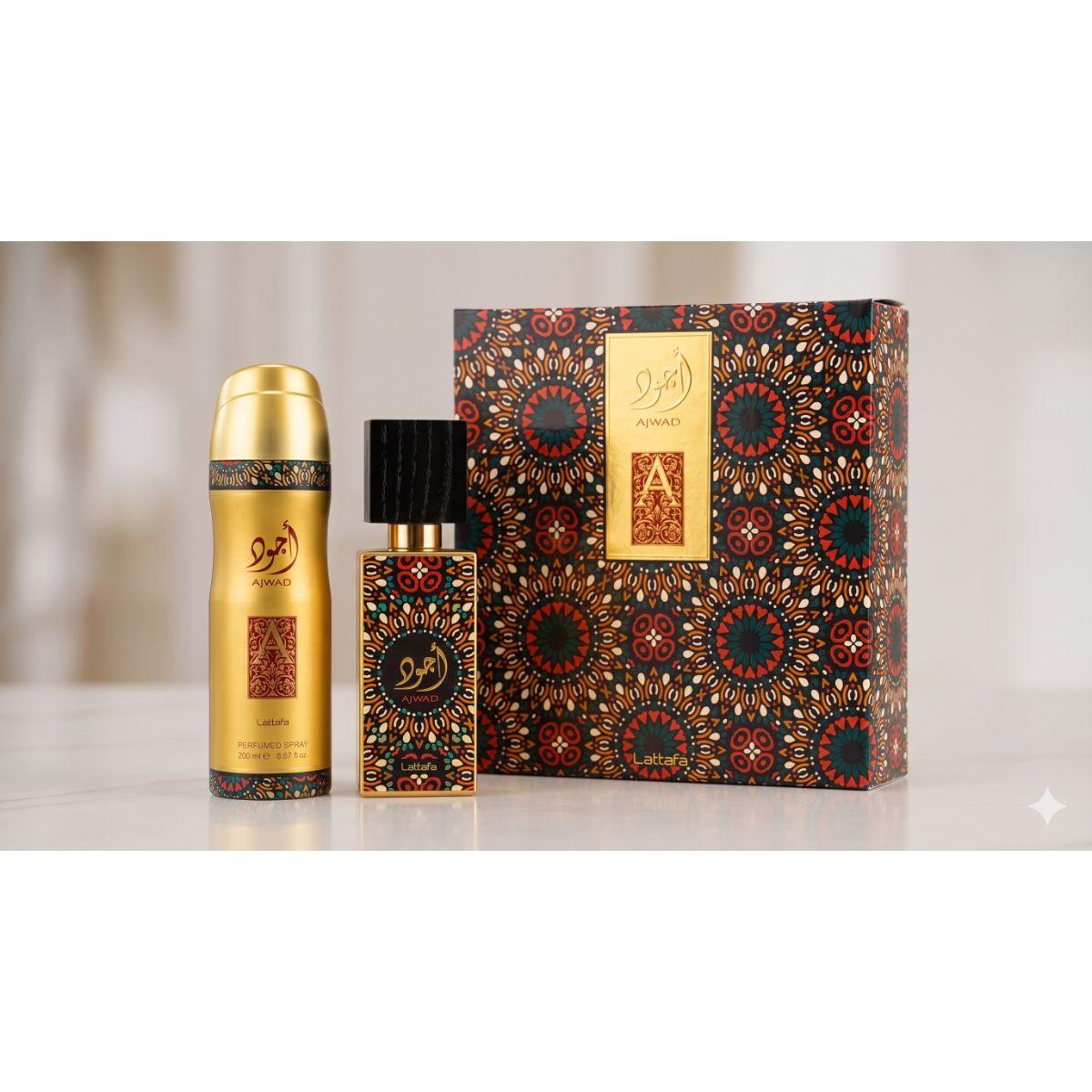 Set Lattafa Ajwad Amaderado Unisex EDP 60ml 2 Pcs-2