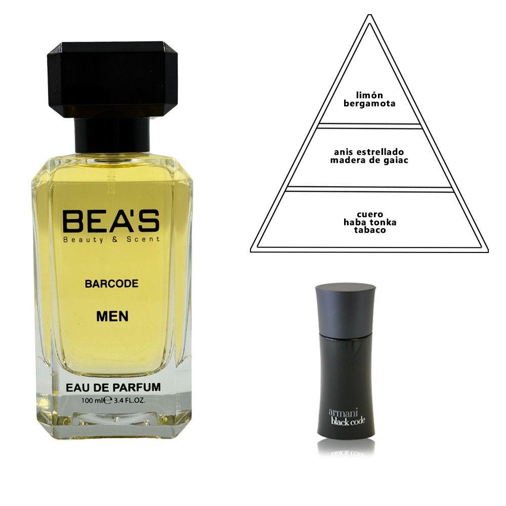 Perfume Beas Barcode  Hombre Edp 100 Ml-2