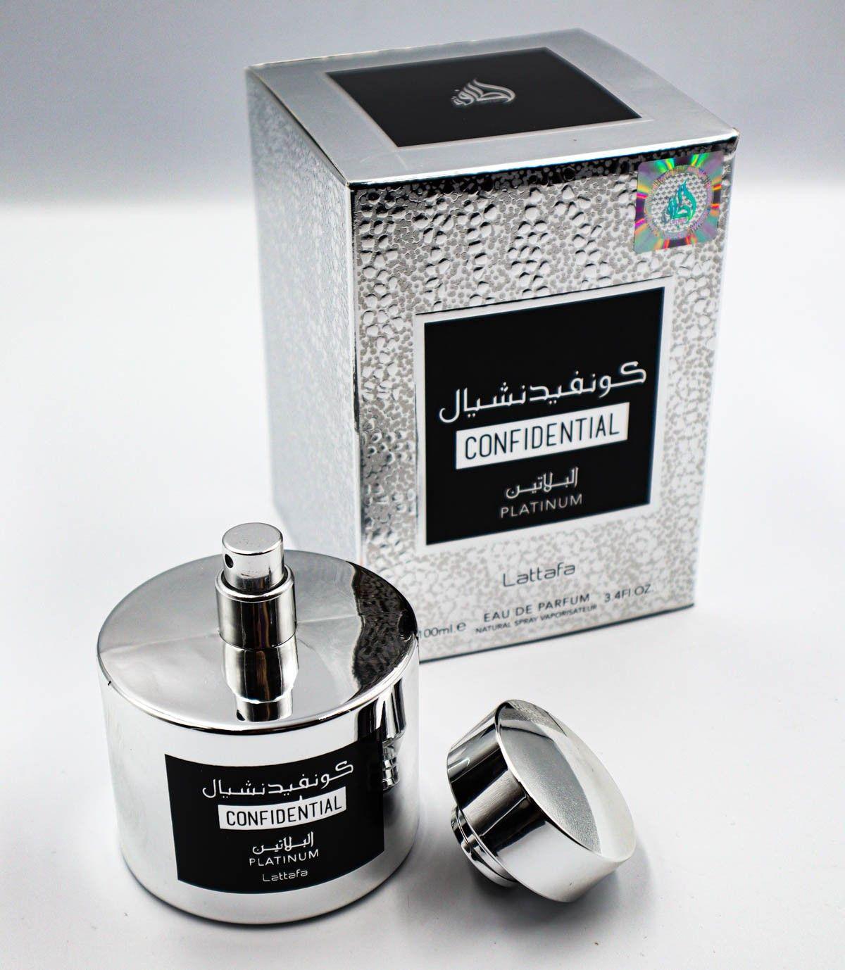 PERFUME LATTAFA CONFIDENTIAL PLATINUN EDP 100ML HOMBRE-2