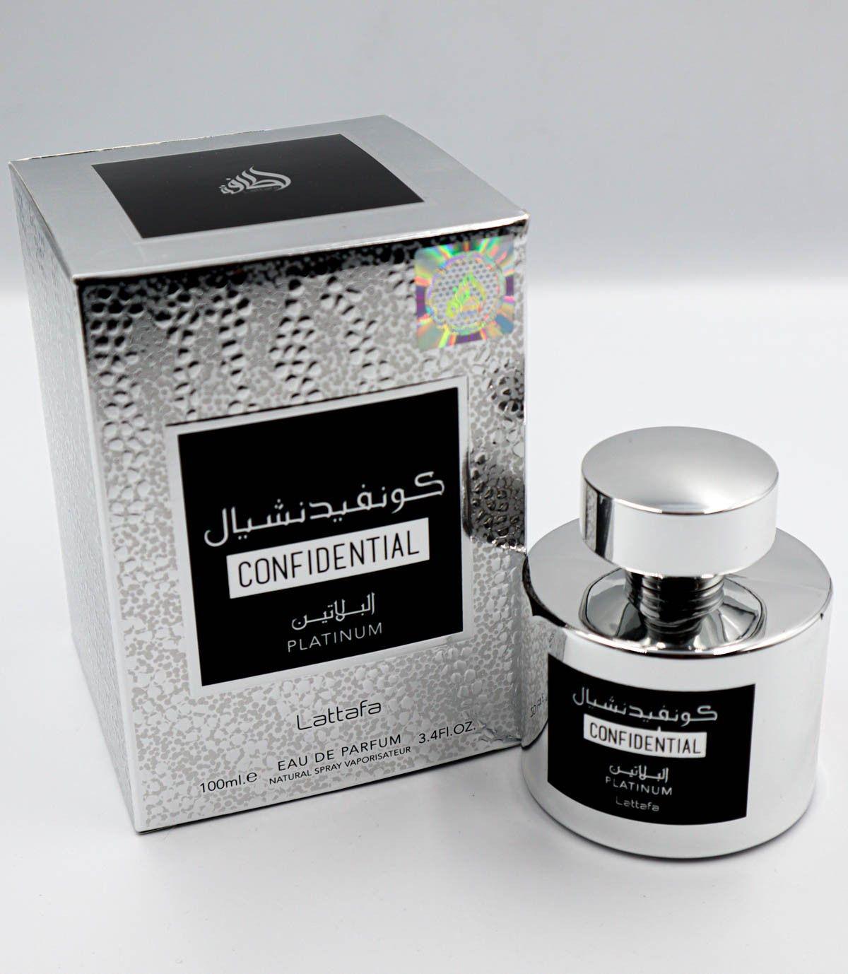 PERFUME LATTAFA CONFIDENTIAL PLATINUN EDP 100ML HOMBRE-6