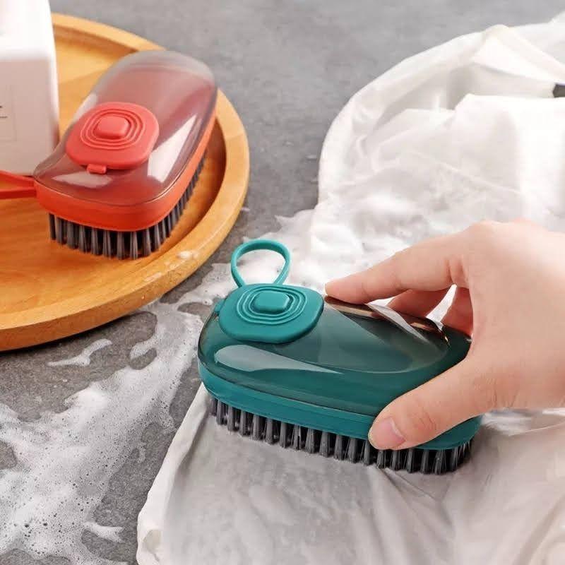 Cepillo Dispensador Jabon 3 En 1 Para Limpieza Cocina Baño-7