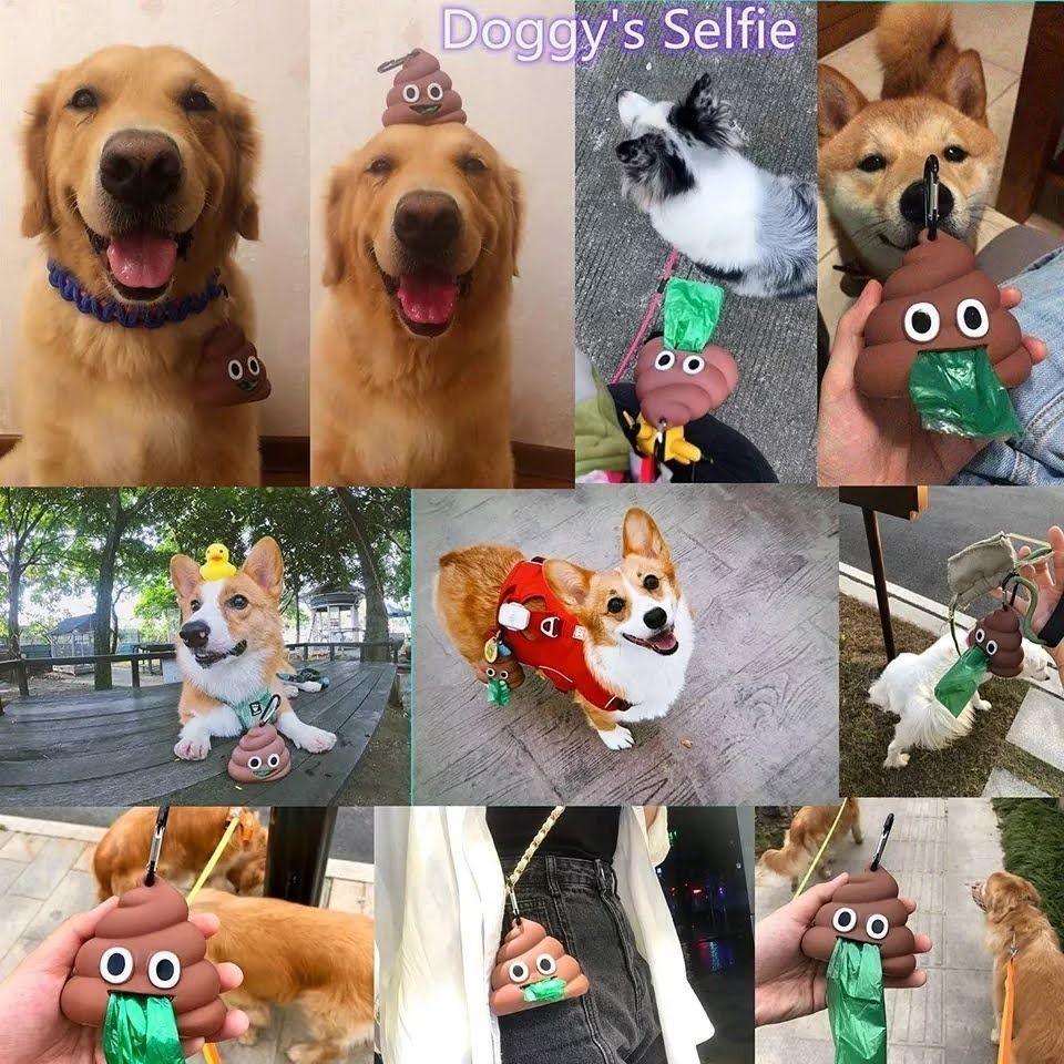 Dispensador De Bolsas Para Mascotas + 2 Rollos Bol-3