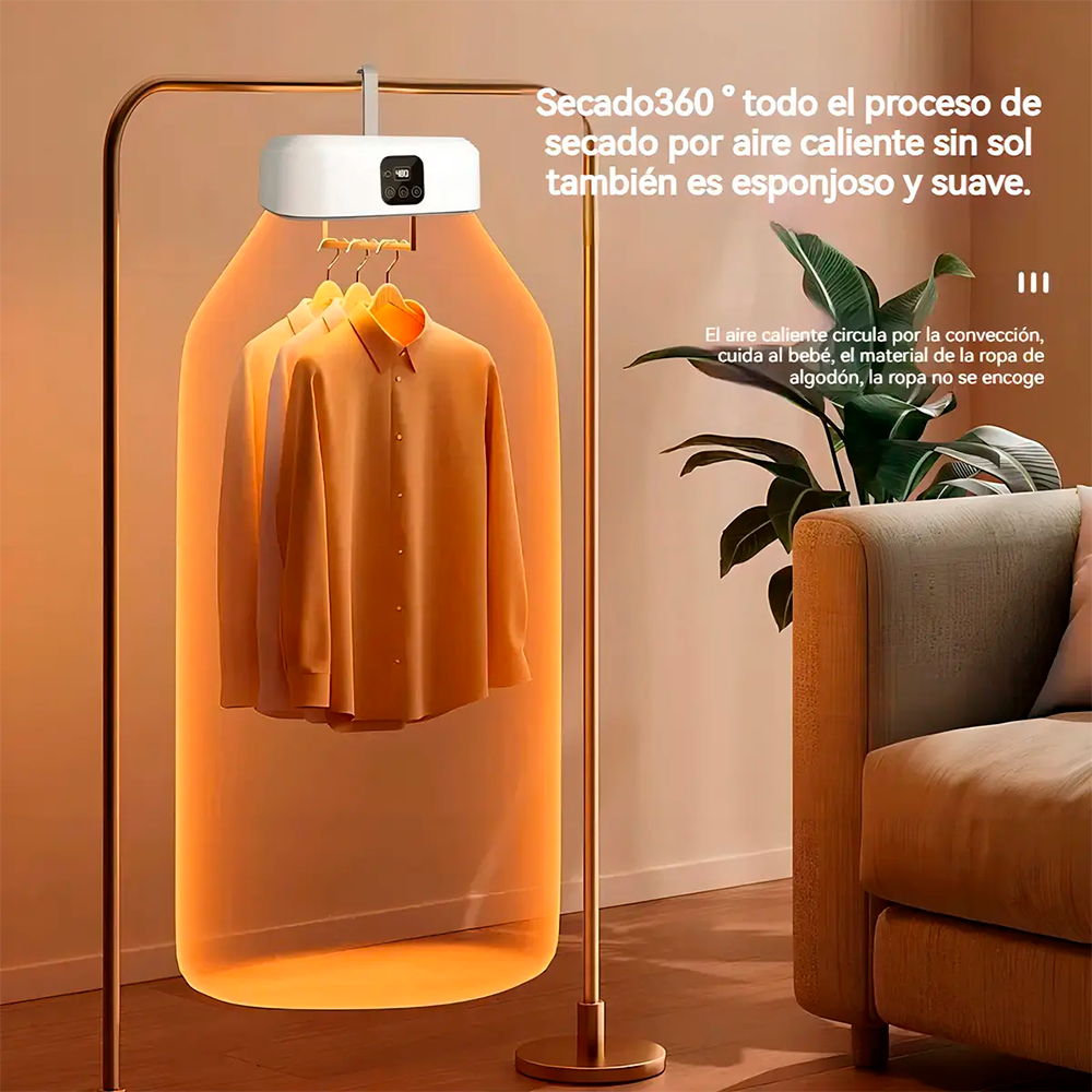 Secador De Ropa Port til El ctrico Uv Plegable 600w-4