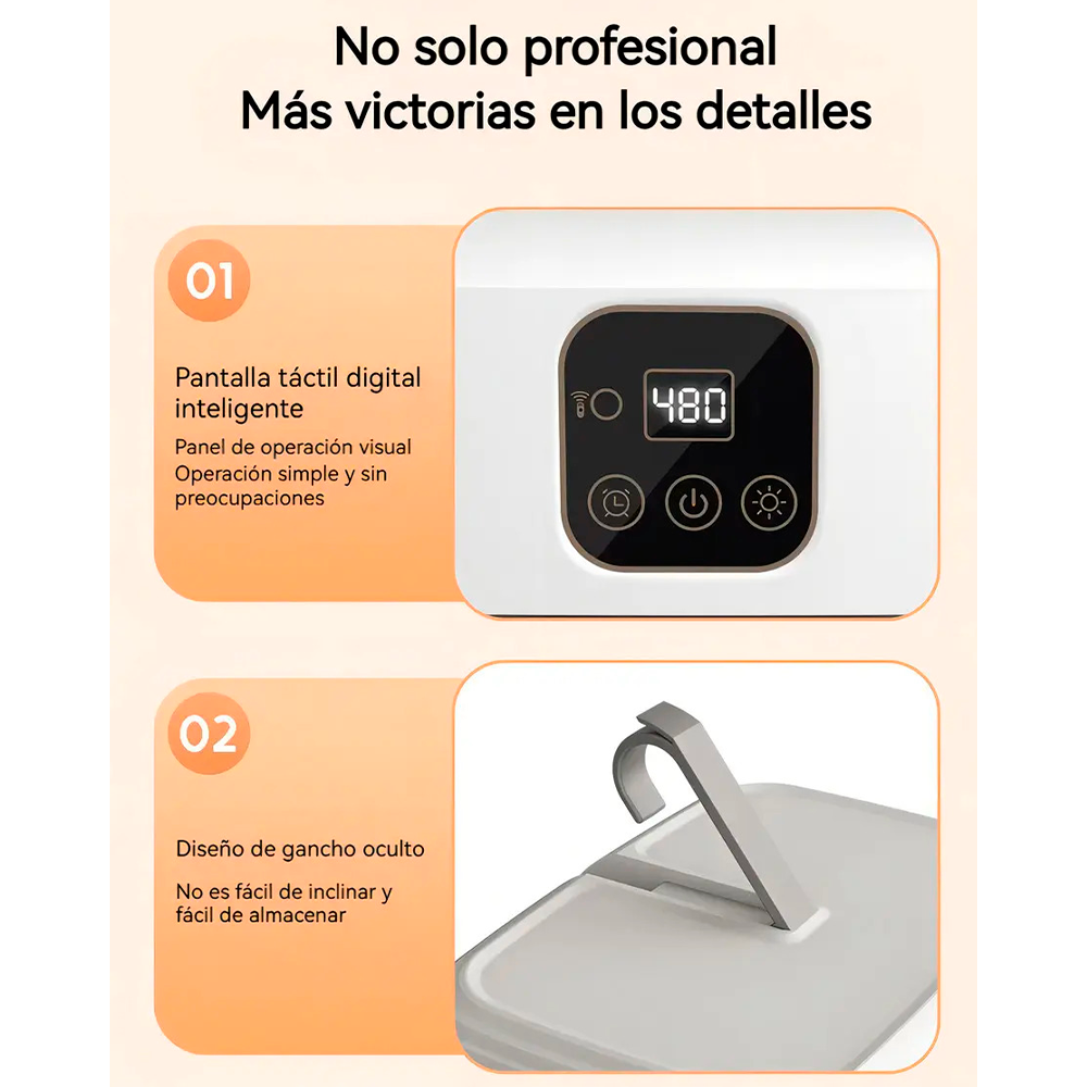Secador De Ropa Port til El ctrico Uv Plegable 600w-5