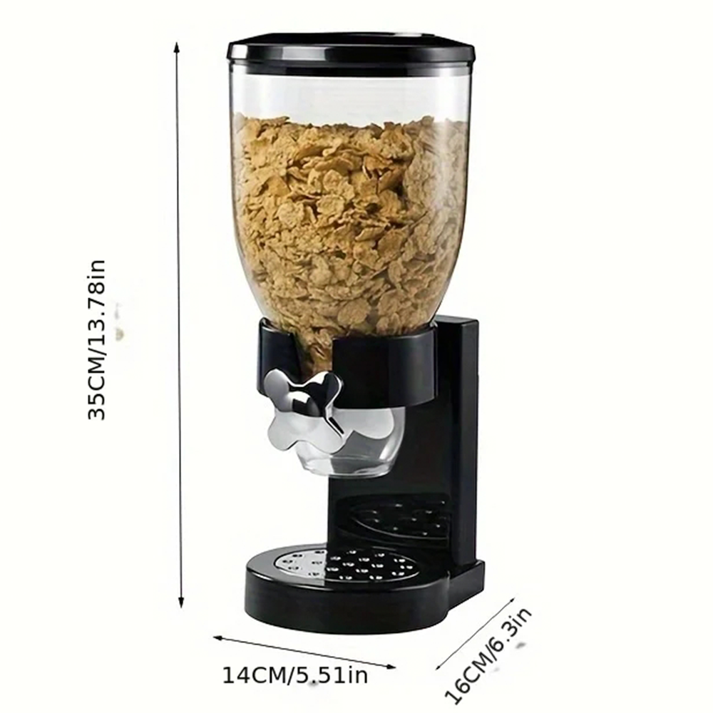 Dispensador De Cereal Simple De Mesa Alimentos Secos-1