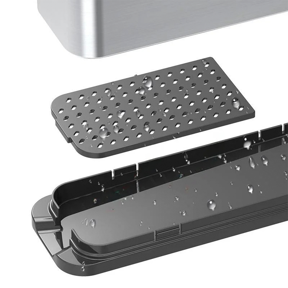 Organizador Porta Cubiertos Escurridor Acero InoxidableOrganizador Porta Cubiertos Escurridor Acero-3