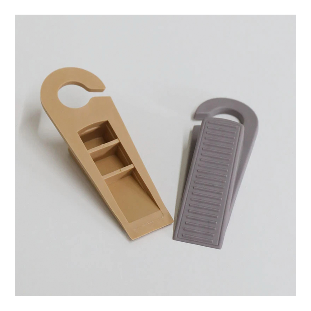 Set 2 Topes Para Puertas A Piso Tipo Cuña Traba Puerta-3