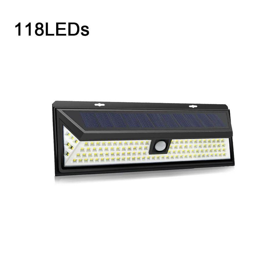 Foco Solar Con Sensor De Movimiento Exterior 190 Led-1