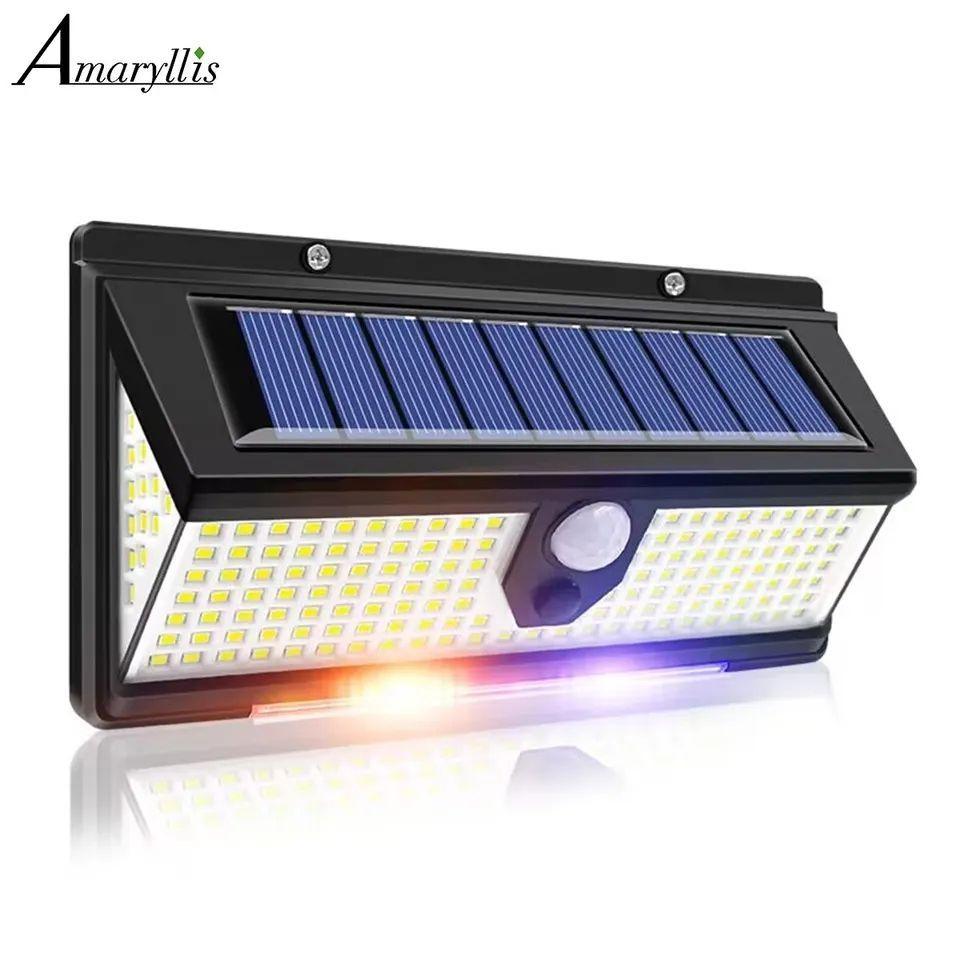 Foco Solar Con Sensor De Movimiento Exterior 190 Led-2
