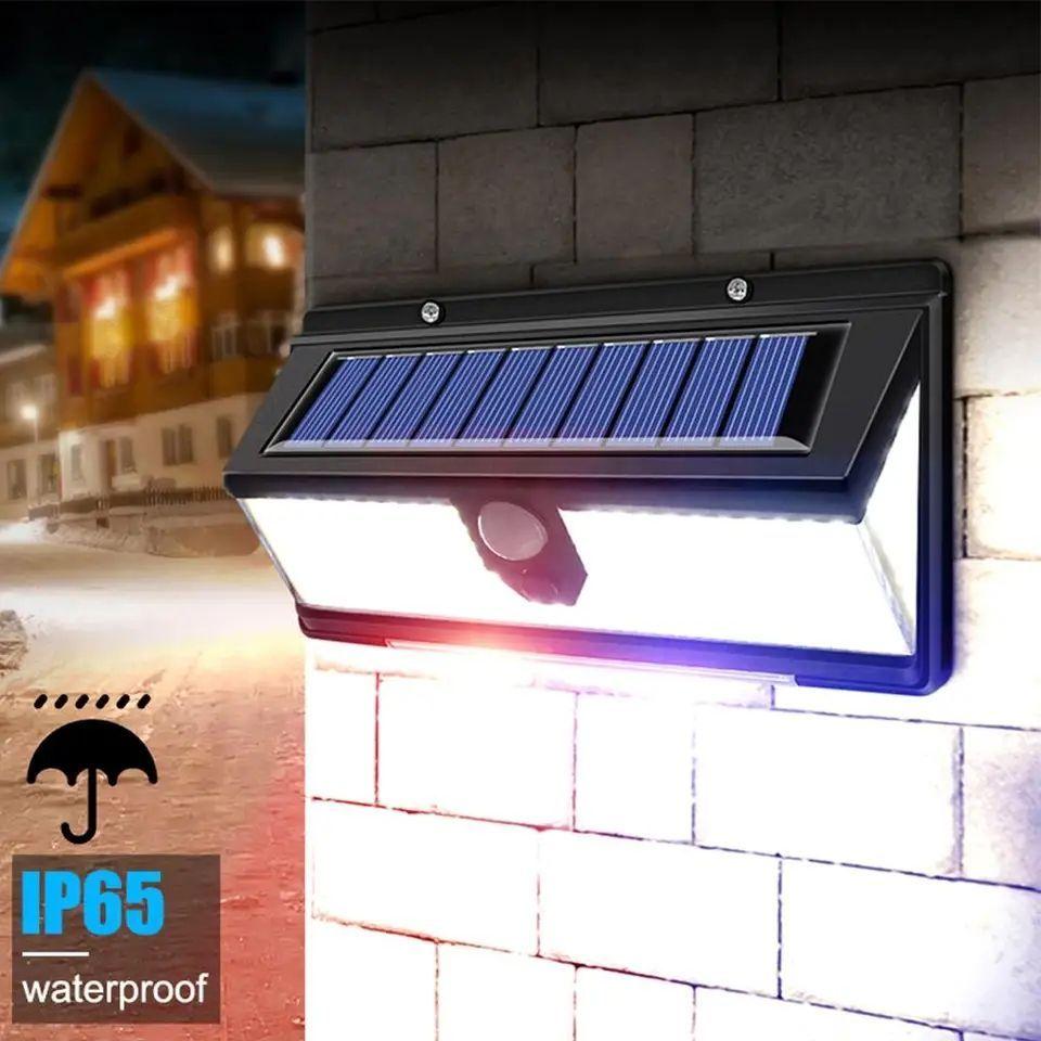 Foco Solar Con Sensor De Movimiento Exterior 190 Led-4