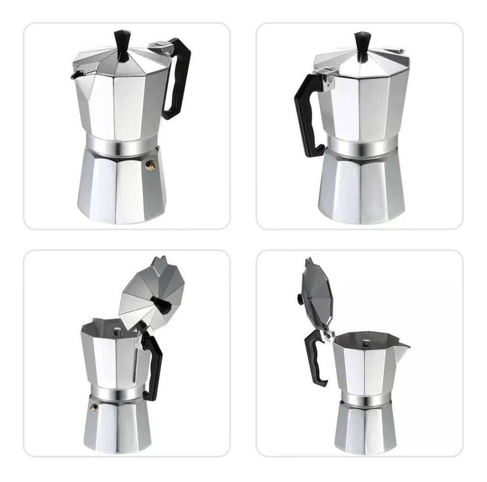 Cafetera Italiana 6 Tazas Cafetera Portatil Grecas-5