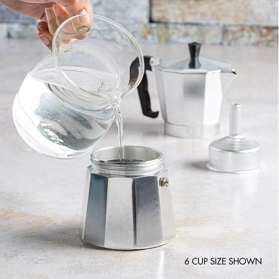 Cafetera Italiana 6 Tazas Cafetera Portatil Grecas-3