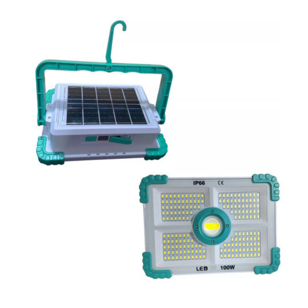 Lampara De Emergencia Foco Solar Recargable Led Camping-2