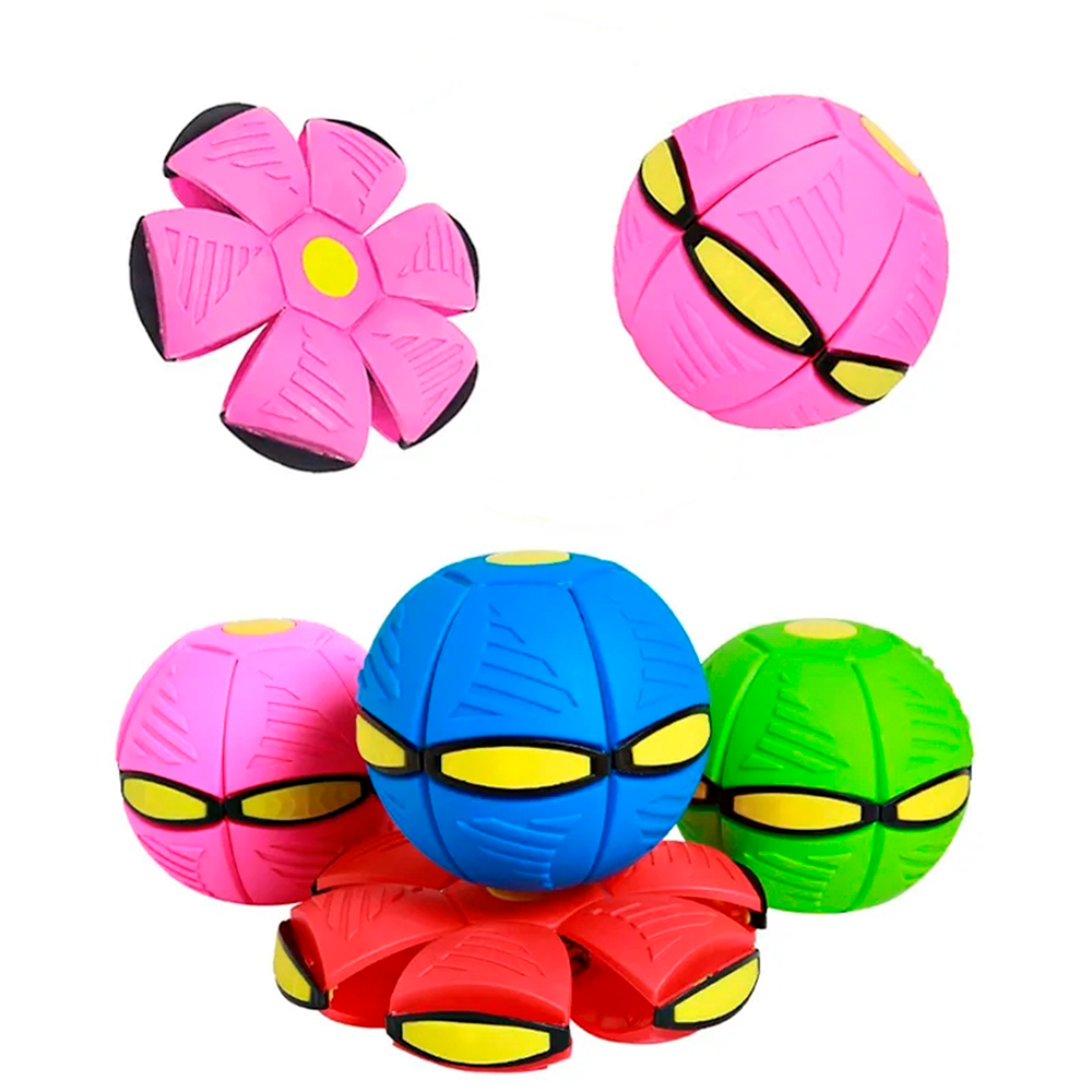 Pelota Magica Luz Led Cambia Forma Moda Disco Kids-0