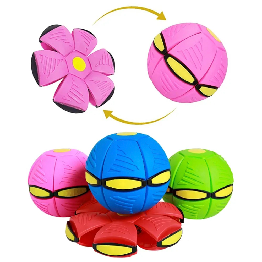 Pelota Magica Luz Led Cambia Forma Moda Disco Kids-5