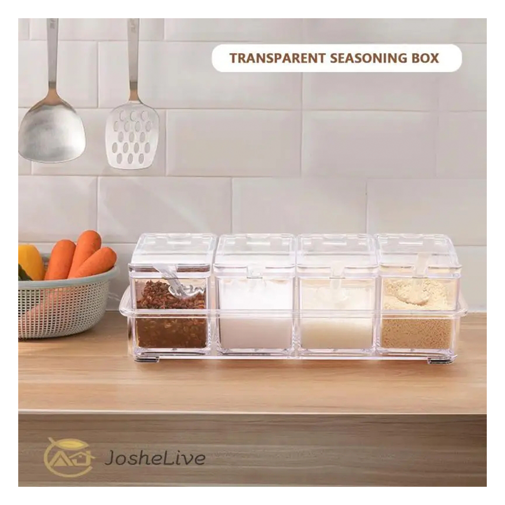 Especieros Frascos Condimentos Cocina Organizador-5