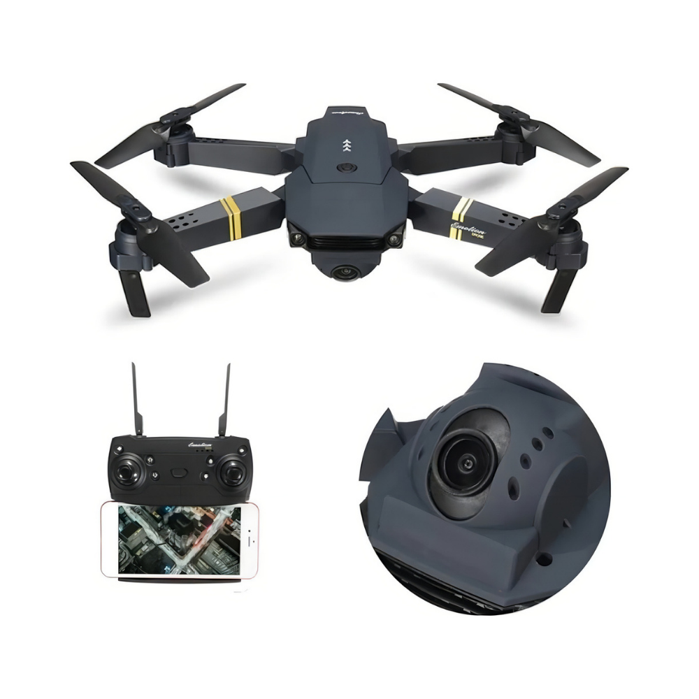 Drone Plegable Con Camara Color Negro-4