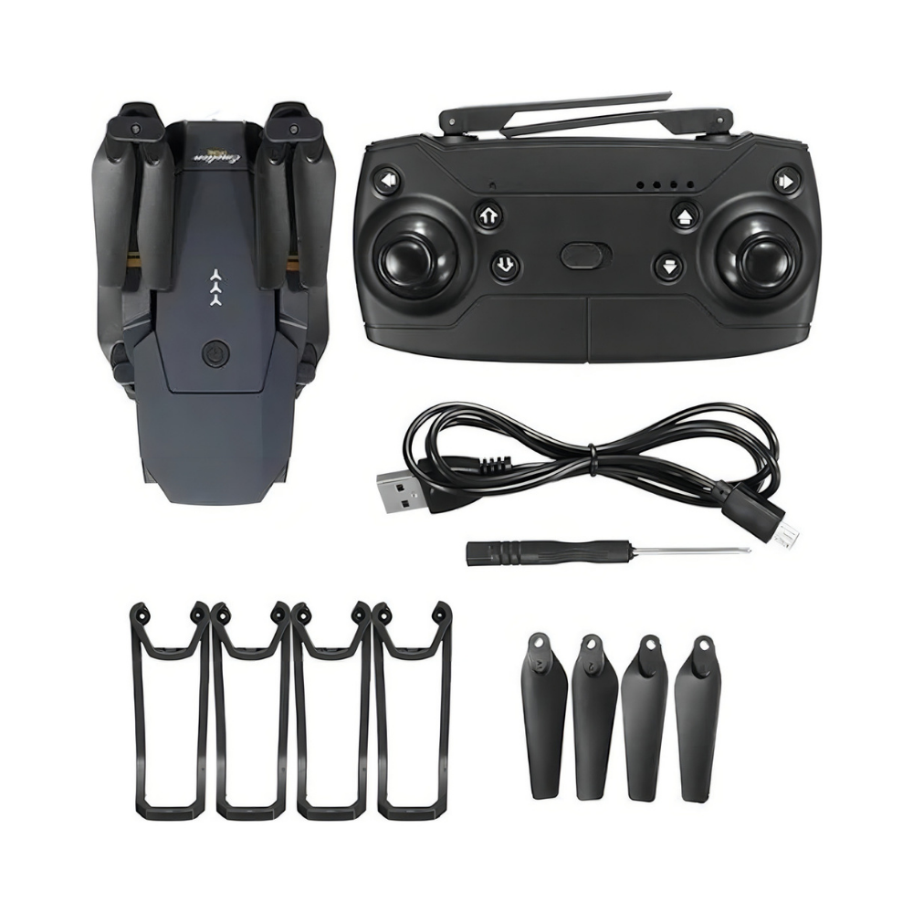 Drone Plegable Con Camara Color Negro-5