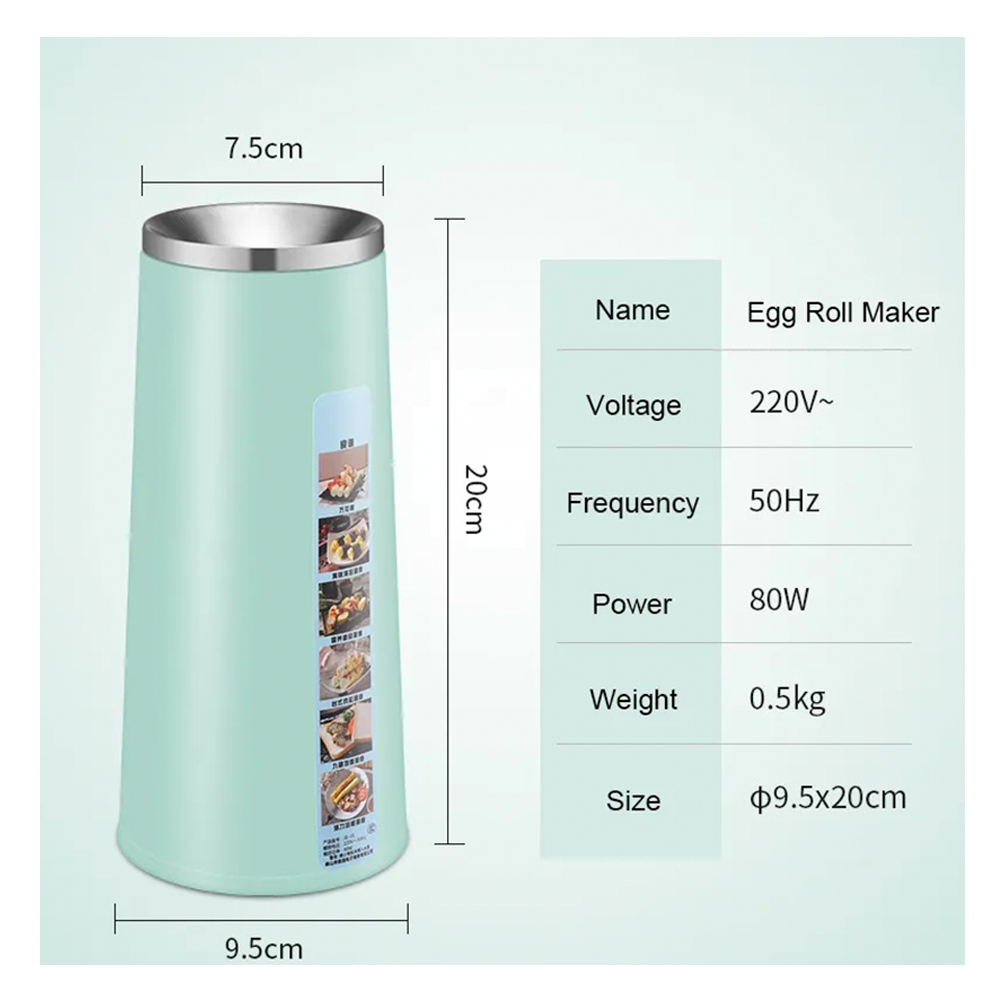 Maquina Para Hacer Rollos De Huevos Egg Roller-2