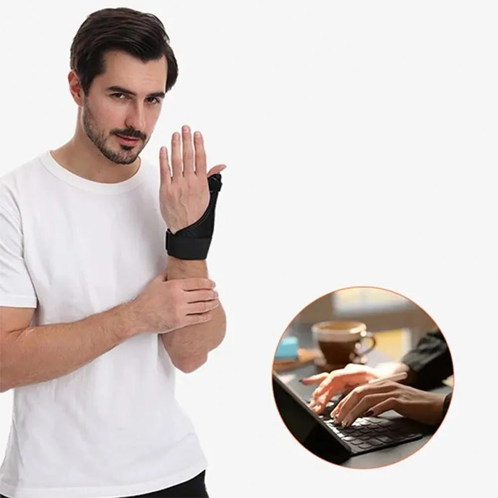 Muñequera Con Inmovilizador De Dedo Pulgar Soporte Ferula-7