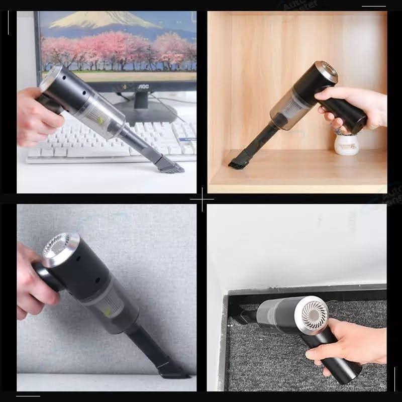 Kit Aspiradora Pistola Portatil Inalambrica Auto Hogar 120 W-3