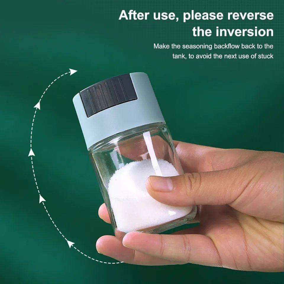 Salero Dispensador De Vidrio Para Cocina-4