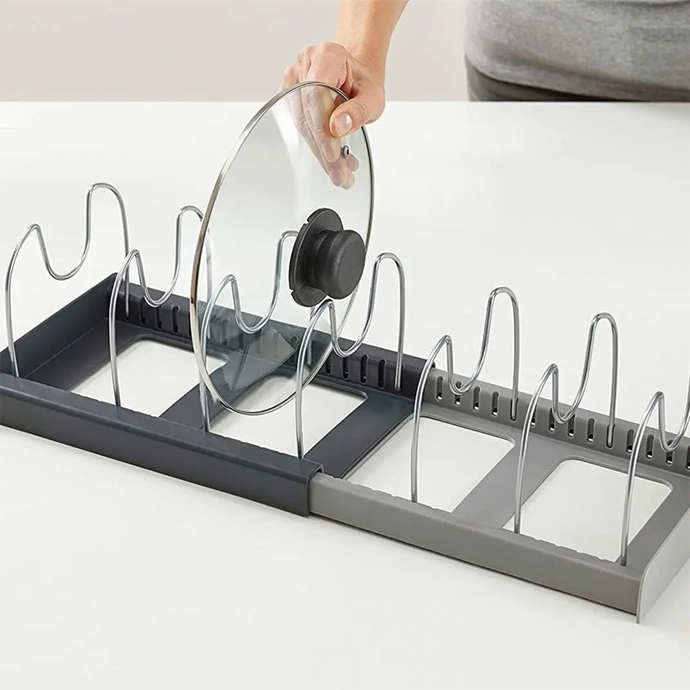 Rack Organizador Expandible Para Ollas Tapas Sartenes-8