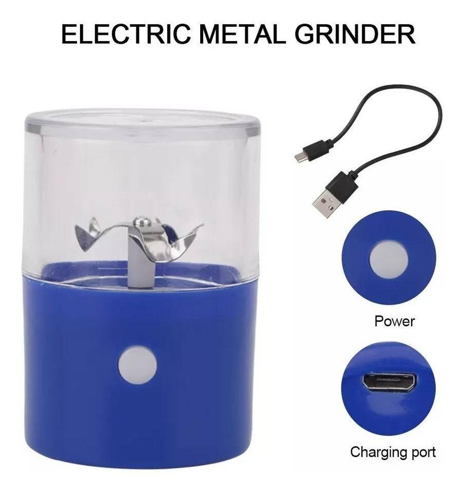 Moledor De Hierba Grinder Eléctrico Recargable Usb-5
