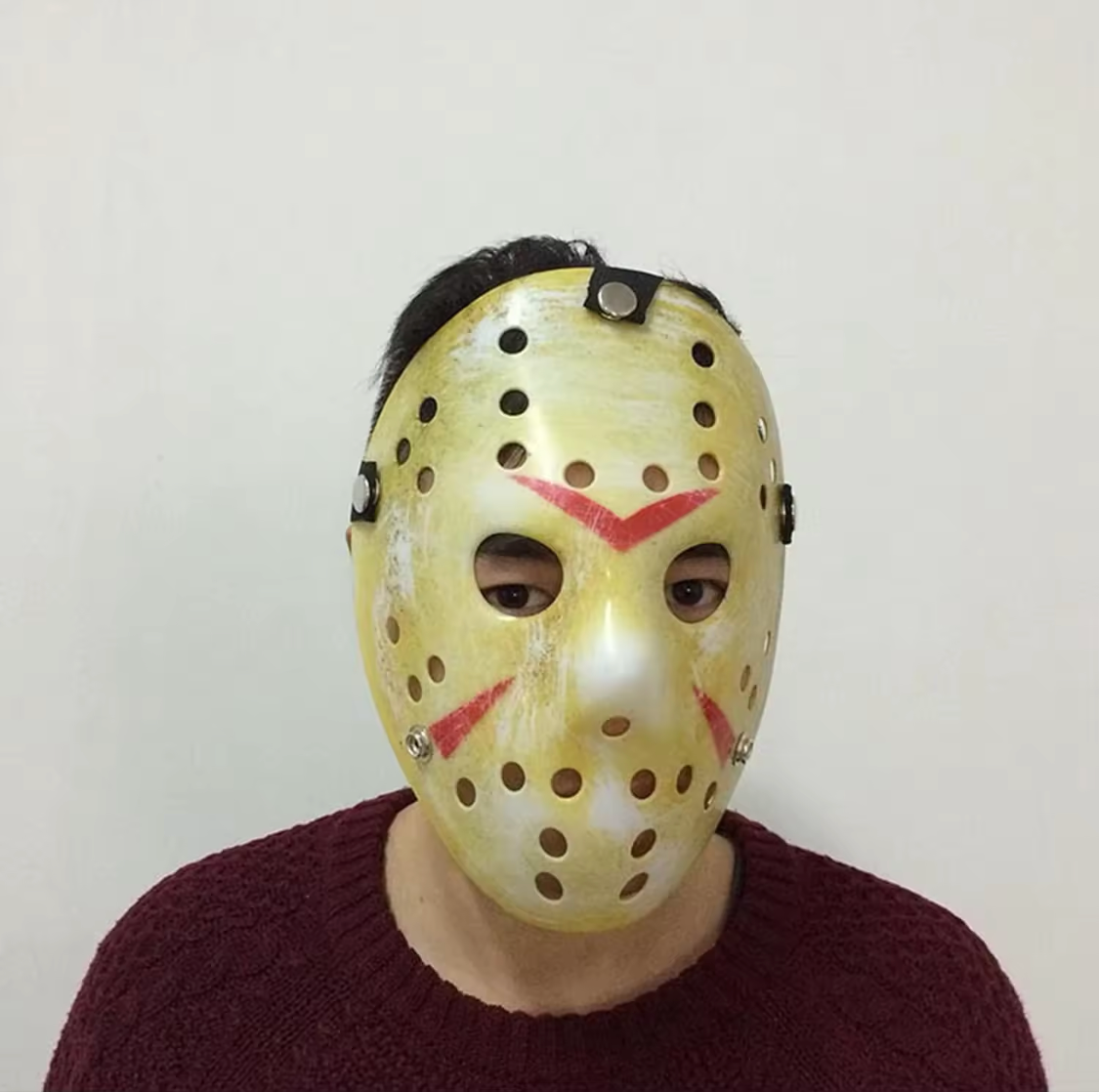 Mascara Jason Voorhees De Viernes 13 Halloween Color Rustico-3