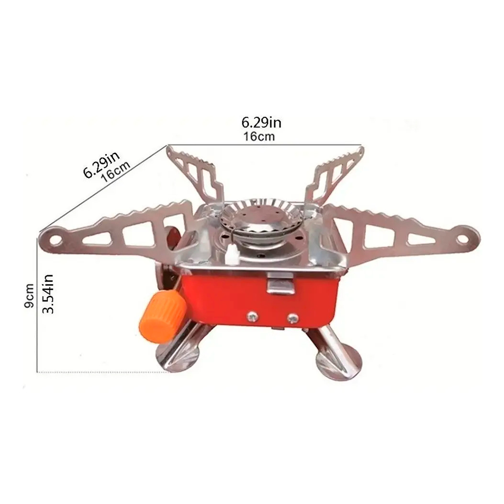 Cocinilla Mini A Gas Camping Port til Plegable Con Encendido-2