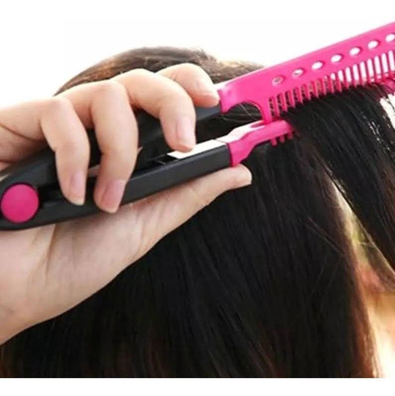 Peine Para Planchar Pelo Plegable Cabello Plancha-4