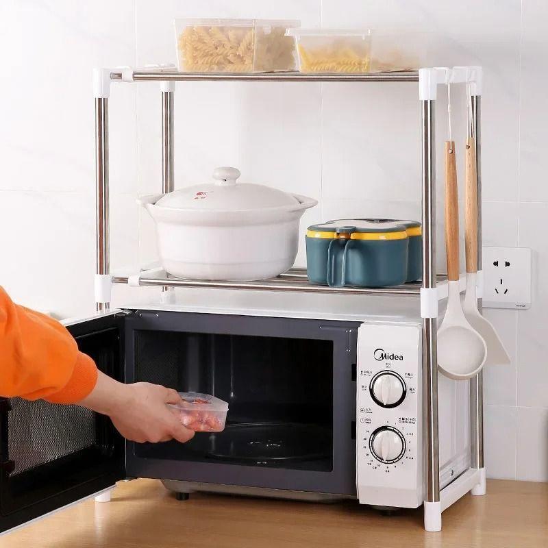 Estante De Cocina Horno Microondas Hogar Organización-2