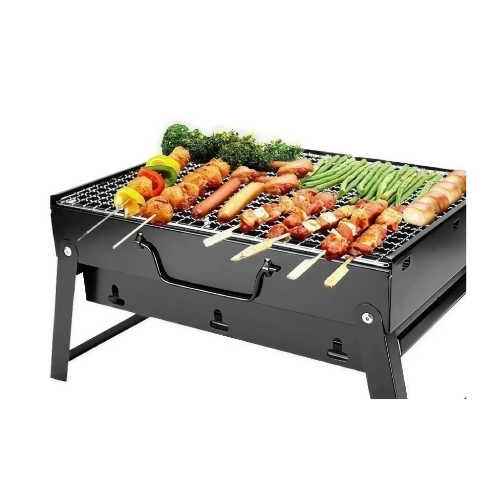Mini Parrillera De Carbon Plegable Portatil-4
