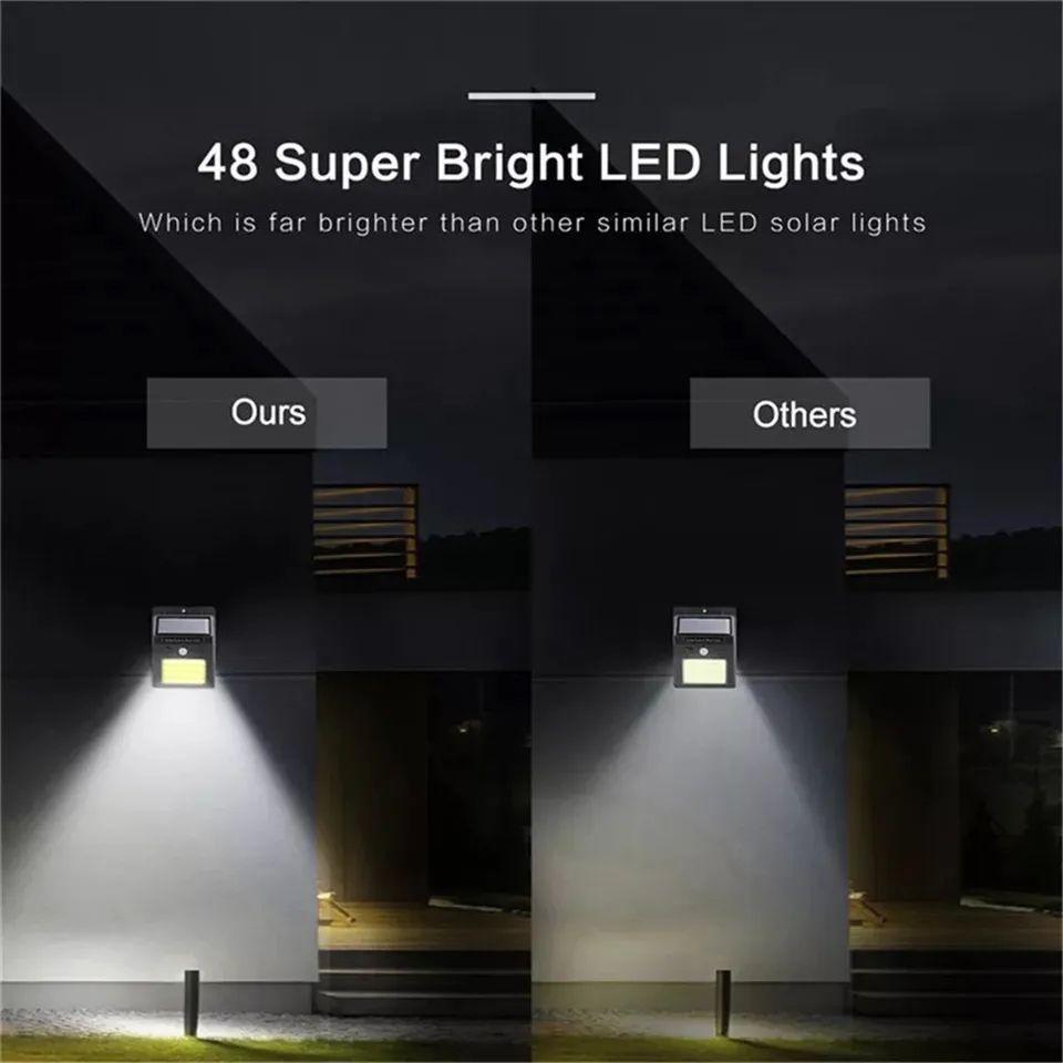 Foco Led Solar Exterior Con Sensor De Movimiento 30 Led-3
