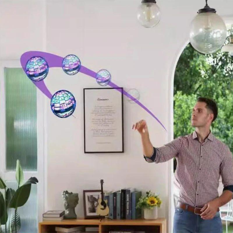 Pelota Magica Flotadora Spinner Drone Volador Juguete Luces-6