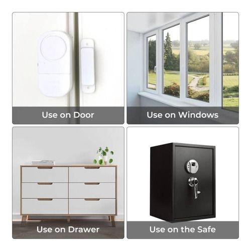 Sensor Magnetico Alarma Para Puerta Ventana 90ds-4
