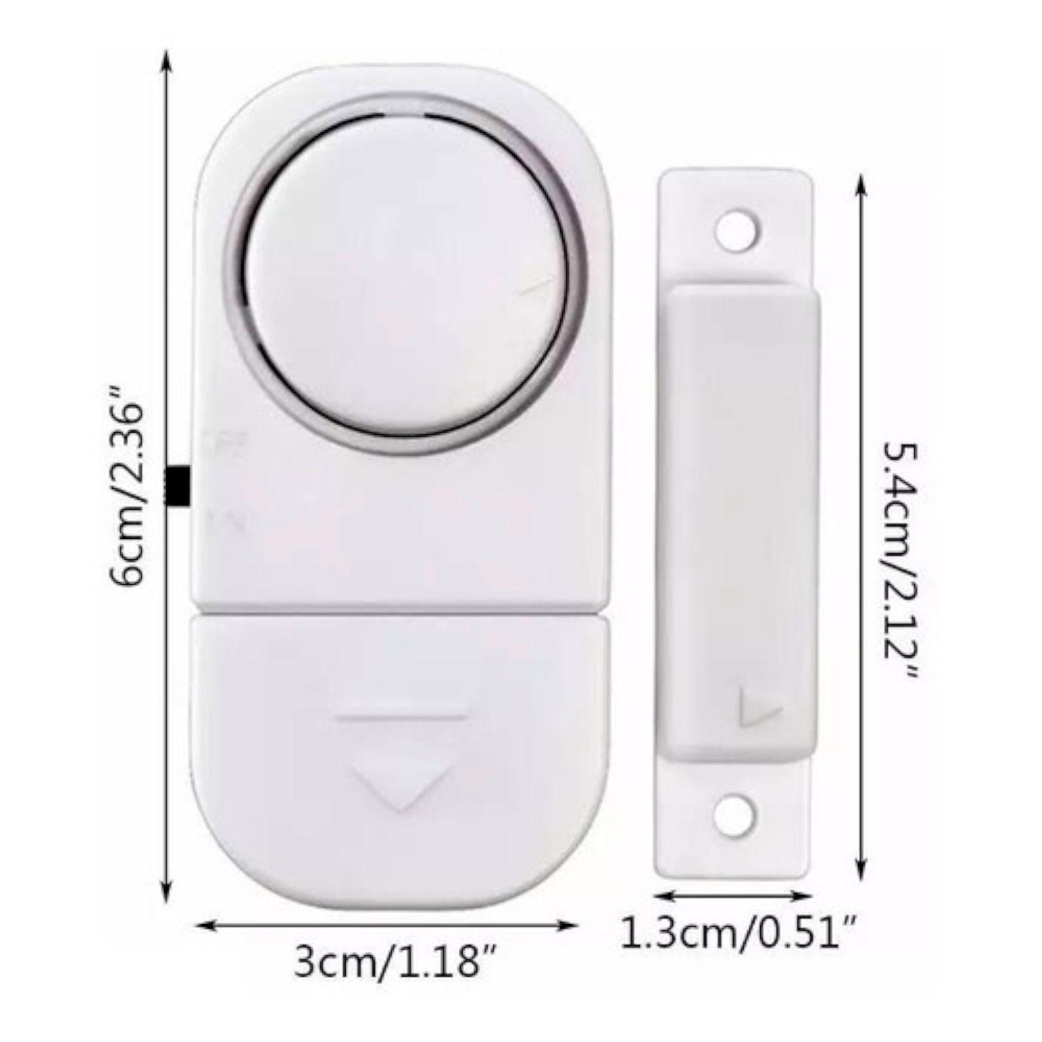 Sensor Magnetico Alarma Para Puerta Ventana 90ds-7