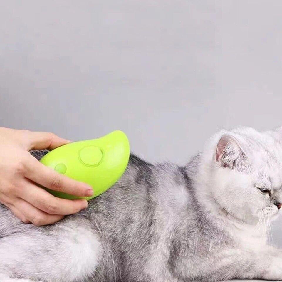 Cepillo Automático Gatos Vapor 3 En 1 Masajeador Usb-6